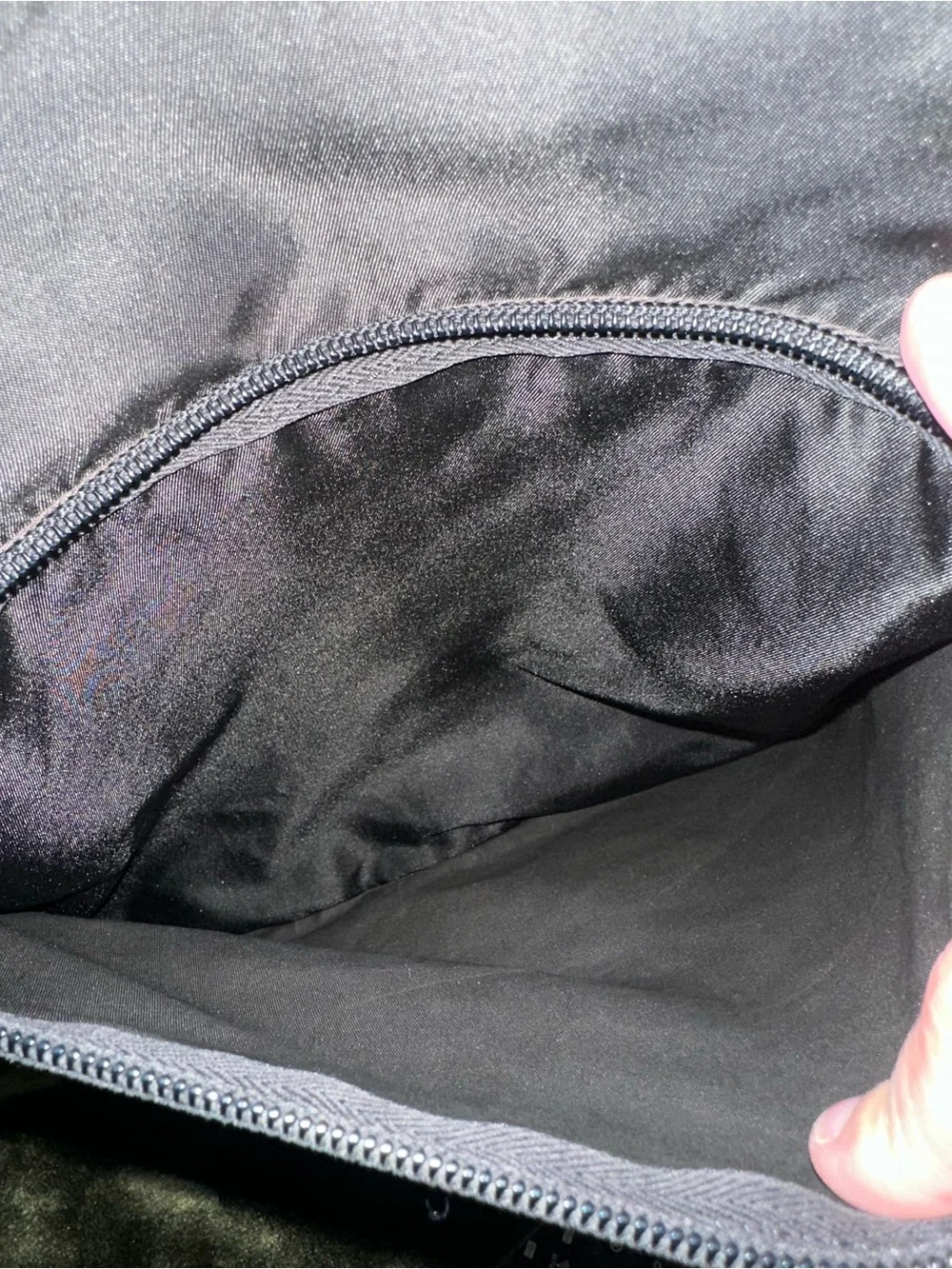 Prada Black Nylon Messenger Crossbody Bag